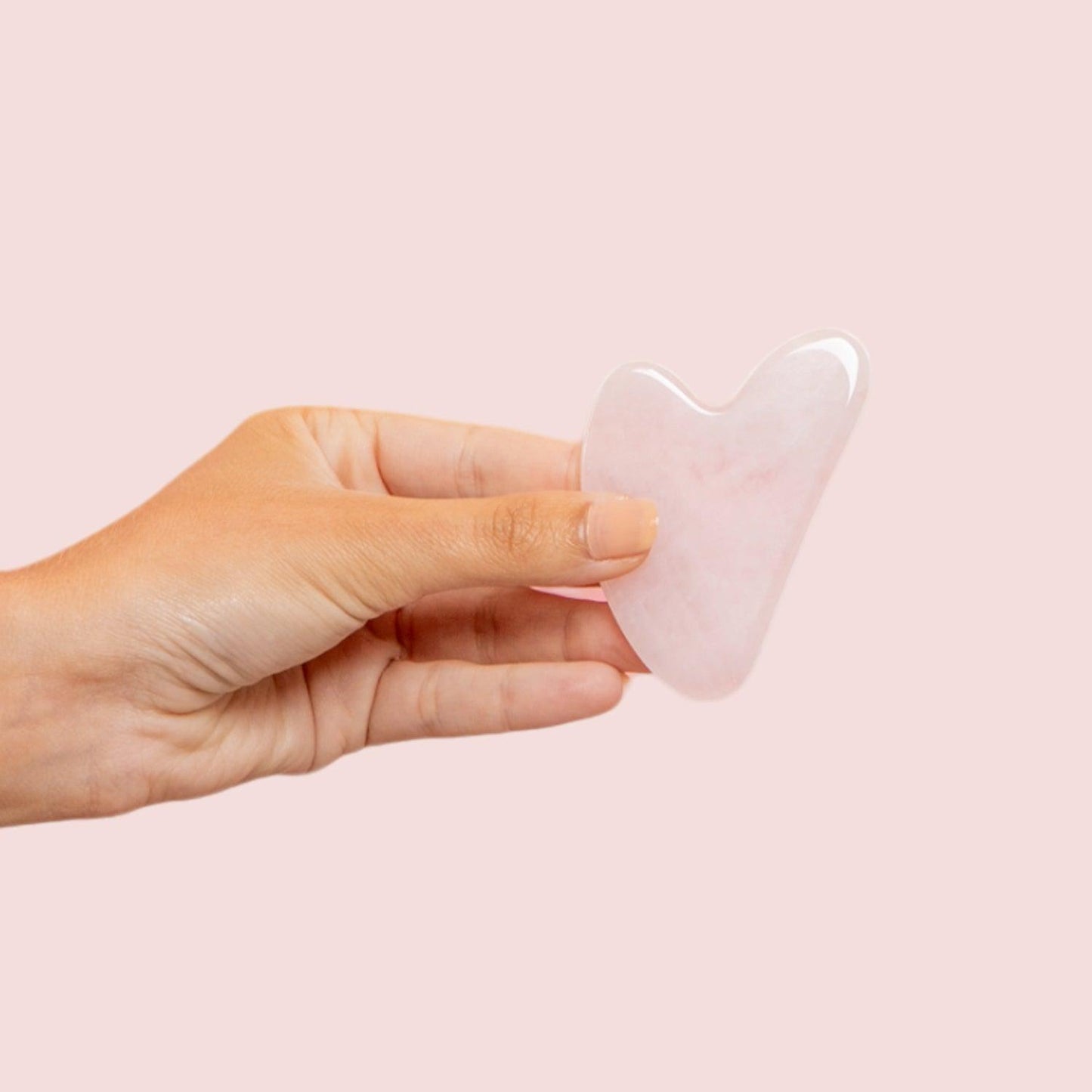 GUA SHA QUARTZ ROSE